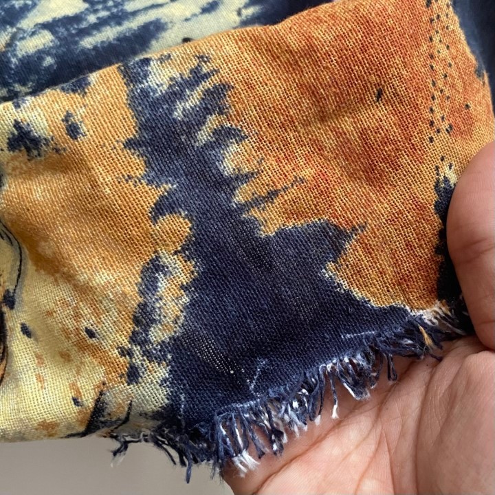 Vải Linen Cotton 100% Họa Tiết Khổ 1m45 - Không Co Giãn, Hơi Thô Nhẹ - May Áo Sơ Mi, Đầm, Váy, Đồ Thiết Kế