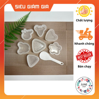 SỈ KHUÔN LÀM CƠM NẮM ONIGIRI, KHUÔN CHỐNG DÍNH ÉP BỘT TẠO HÌNH LÀM BÁNH