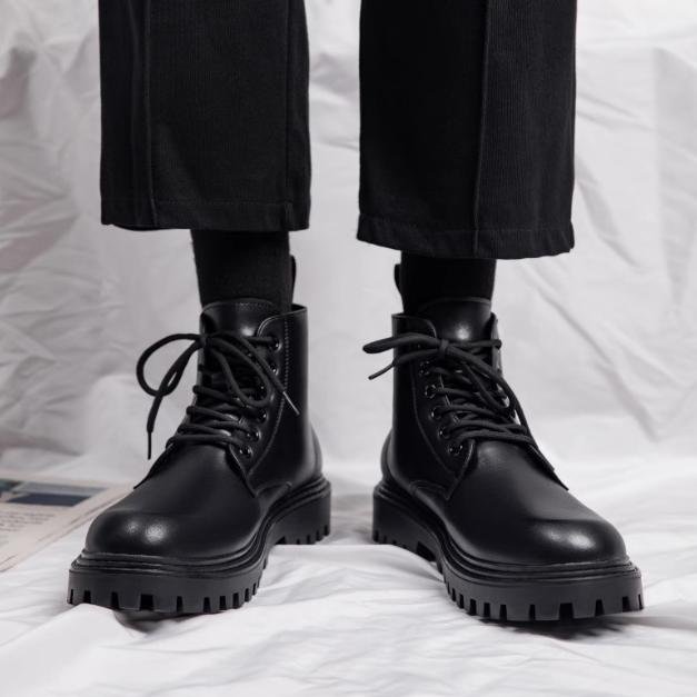 Giày Boot Nam Martin Boots Đế Cao Thời Trang Đường Phố GN457