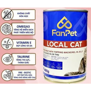 Pate fanpet local cat dành cho mèo lon 400g