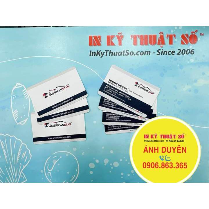 In namecard giấy mỹ thuật Astropack 350gsm in 2 mặt không màng + LÀM KHUÔN BO GÓC RIÊNG THEO YÊU CẦU Duyên Inkythuatso