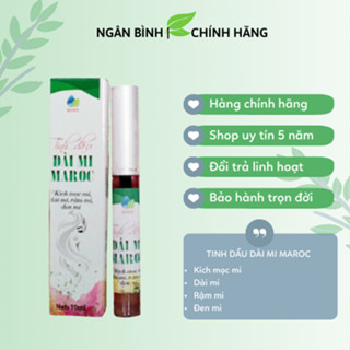 Tinh dầu dài mi Maroc dưỡng mi dài, dày đậm cho đôi mắt thêm long lanh, thu hút 10ml