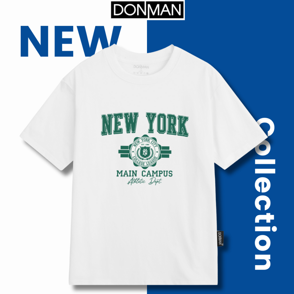 Áo Thun Nam IN DONMAN với 4 màu bassic - Cotton co giãn 4 chiều - D14