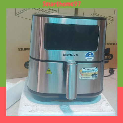 Nồi Chiên Không Dầu Bluestone AFB-5878, 5.5 Lít, Công Suất 1700W, Chống Dính GREBLON