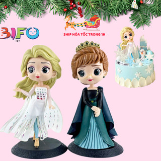 Mô Hình Công Chúa Elsa Anna 15cm đồ chơi mô hình trang trí decor phòng học, trang trí bánh kem bánh sinh nhật