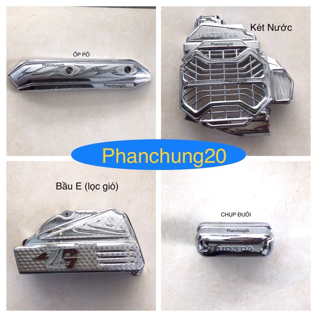 AB 2011 2012 FULL BỘ ỐP PHỤ KIỆN TRANG TRÍ DÙNG CHO ĐỜI XE AB 2011 2012 CROM