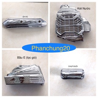 Full bộ ốp phụ kiện trang trí dùng cho đời xe ab 2011 2012 crom