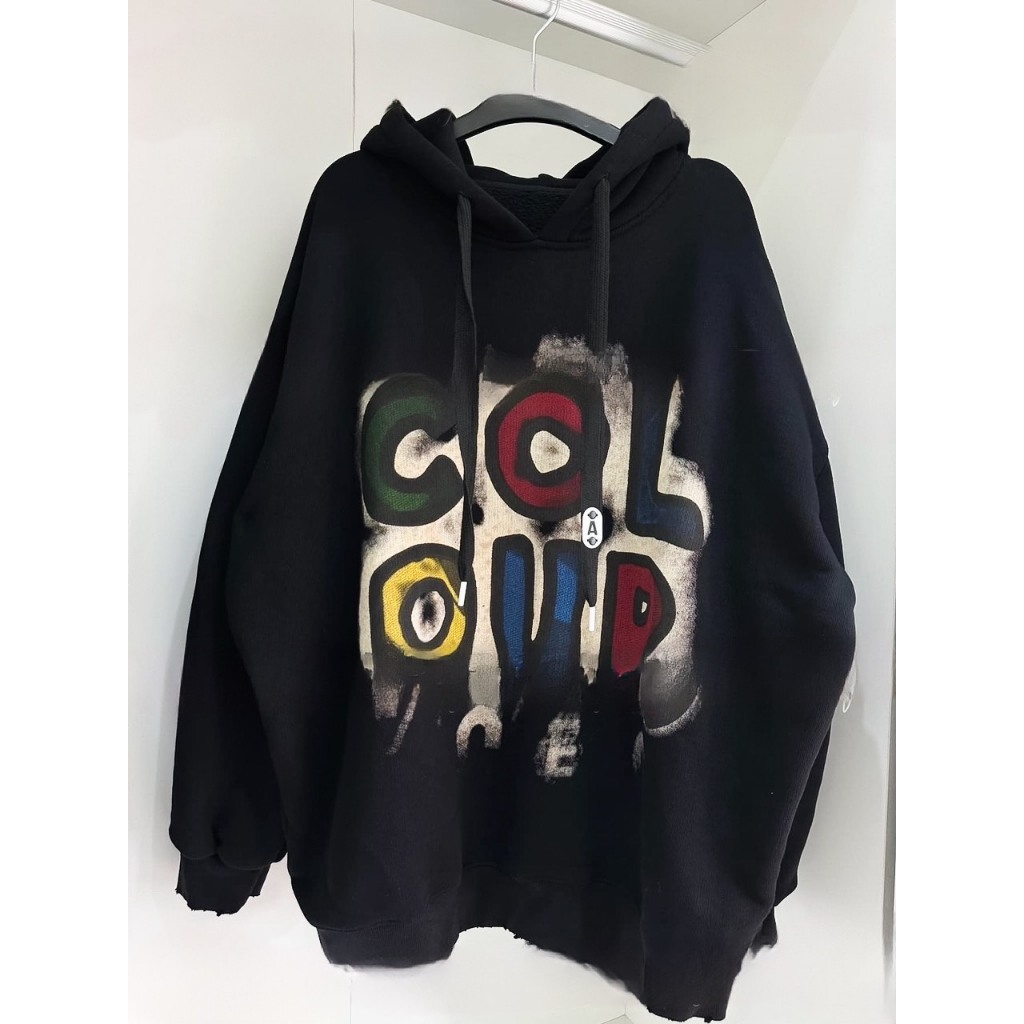 Áo Hoodie Nỉ Unisex COLOUR 🦋 Áo Nỉ Nam Nữ Mũ Rộng Dáng Thụng In Chữ 🦋