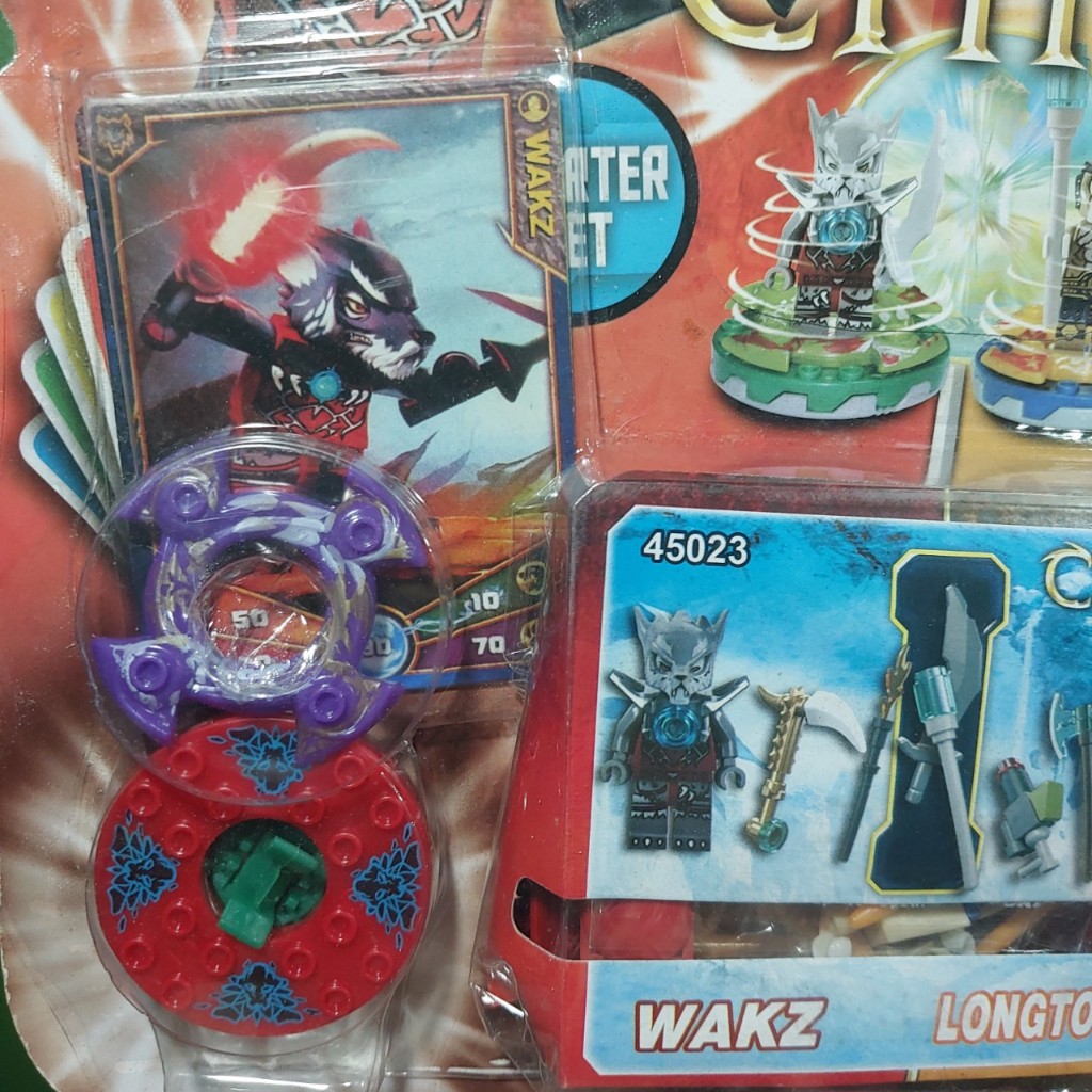 Bộ Lego hoạt hình CHIMA đối kháng WAKZ VS LONGTOOTH kèm thẻ game 1195 6-1