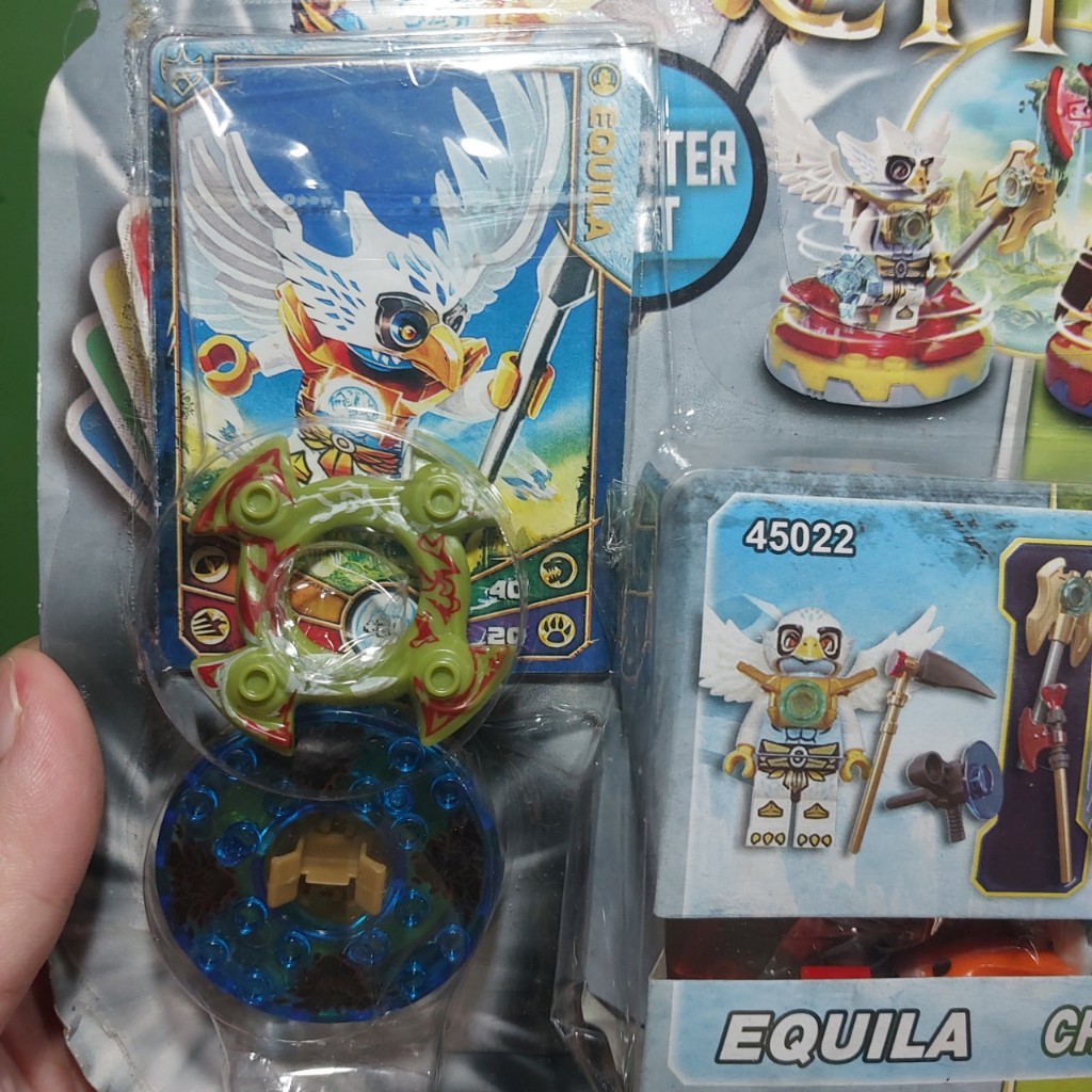 Bộ đồ chơi Lego hoạt hình Sư tử CHIMA đối kháng EQUILA VS CROMINUS kèm thẻ game 1195 6-2