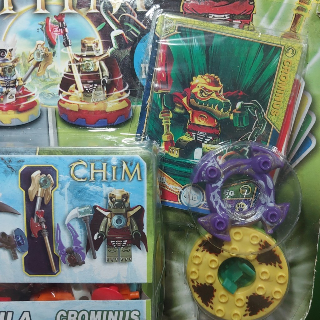 Bộ đồ chơi Lego hoạt hình Sư tử CHIMA đối kháng EQUILA VS CROMINUS kèm thẻ game 1195 6-2