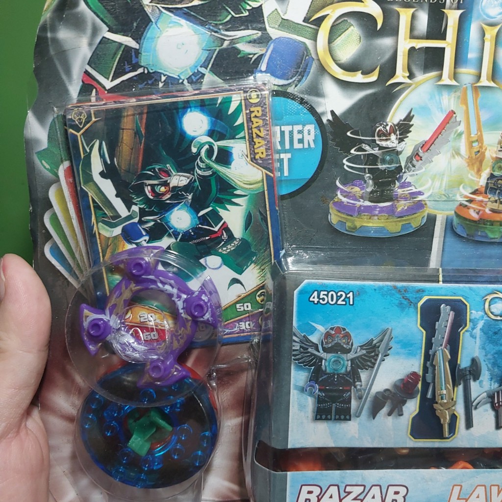 Bộ đồ chơi Lego hoạt hình Sư tử CHIMA đối kháng RAZAR VS LAVAL kèm thẻ game 1195 6-3