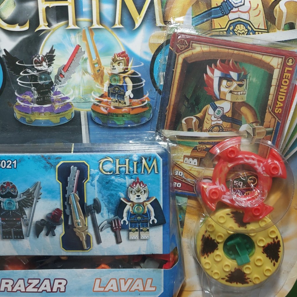 Bộ đồ chơi Lego hoạt hình Sư tử CHIMA đối kháng RAZAR VS LAVAL kèm thẻ game 1195 6-3