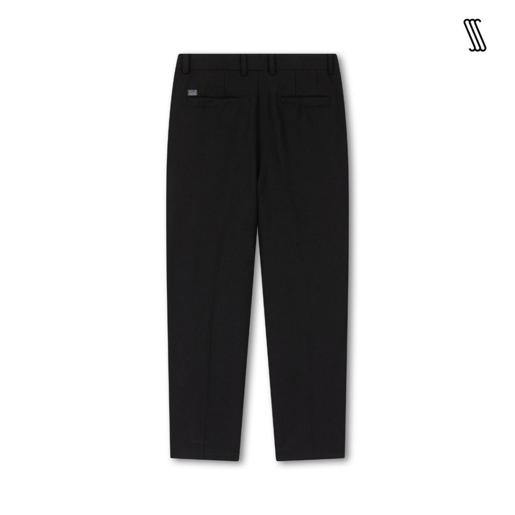 Quần âu chun ẩn ống đứng nam SSSTUTTER sidetab xếp ly tôn dáng DAILY SUIT TROUSERS