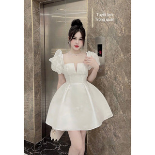 đầm dự tiệc bigsize 55kg-95kg phối