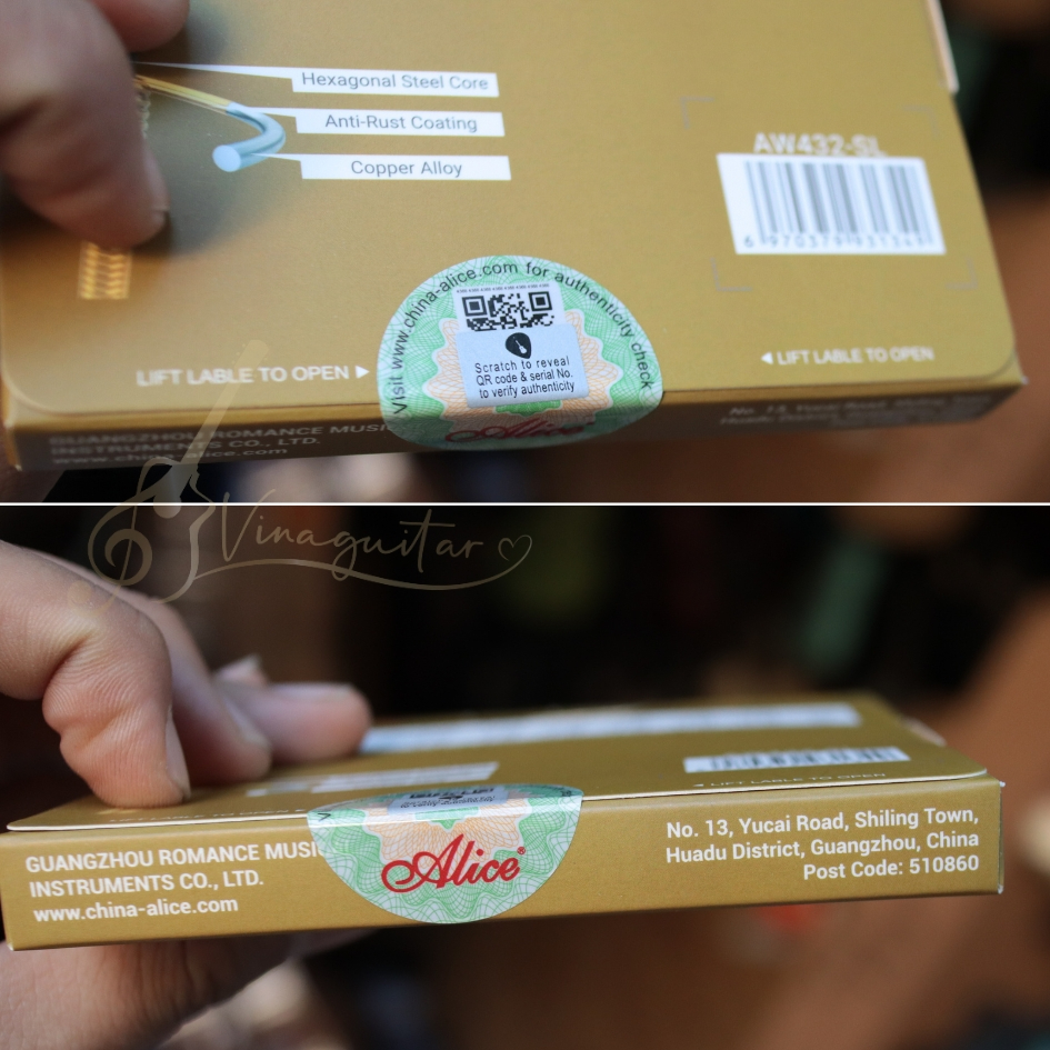 Dây đàn guitar acoustic Alice AW432 2023 Chính Hãng