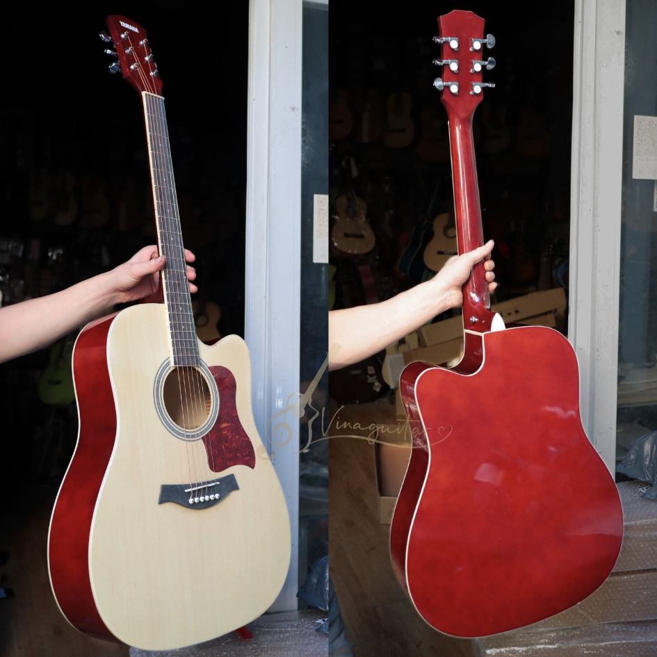 Đàn Guitar Acoustic Yamaha F510 Có EQ Sơn Bóng và Mờ - Tặng 12 Phụ Kiện Vinaguitar Bảo Hành 2 năm