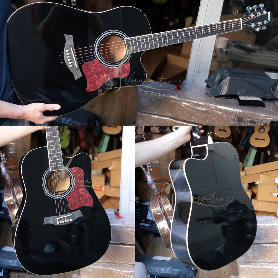 Đàn Guitar Acoustic Yamaha F510 Có EQ Sơn Bóng và Mờ - Tặng 12 Phụ Kiện Vinaguitar Bảo Hành 2 năm