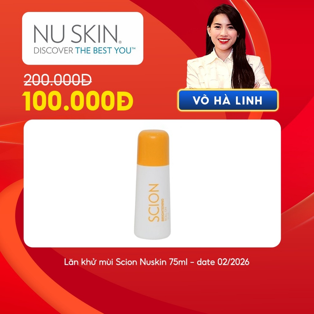- Lăn khử mùi Scion Nuskin 75ml - HSD 02/2026