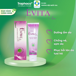 Kem Bôi Nẻ EVITA NEW Traphaco Dưỡng Tay, Chân, Da Mặt, Kem Dưỡng Ẩm Da Mùa Đông Giúp Bảo Vệ Và Làm Mềm Da Hộp 1 Tuýp 30g