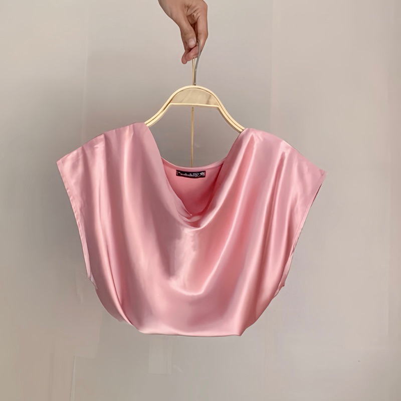 Áo lụa cổ đổ