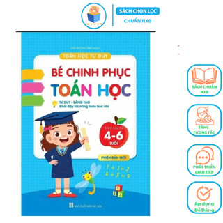 Sách - bé chinh phục toán học - toán học tư duy 4-6 tuổi