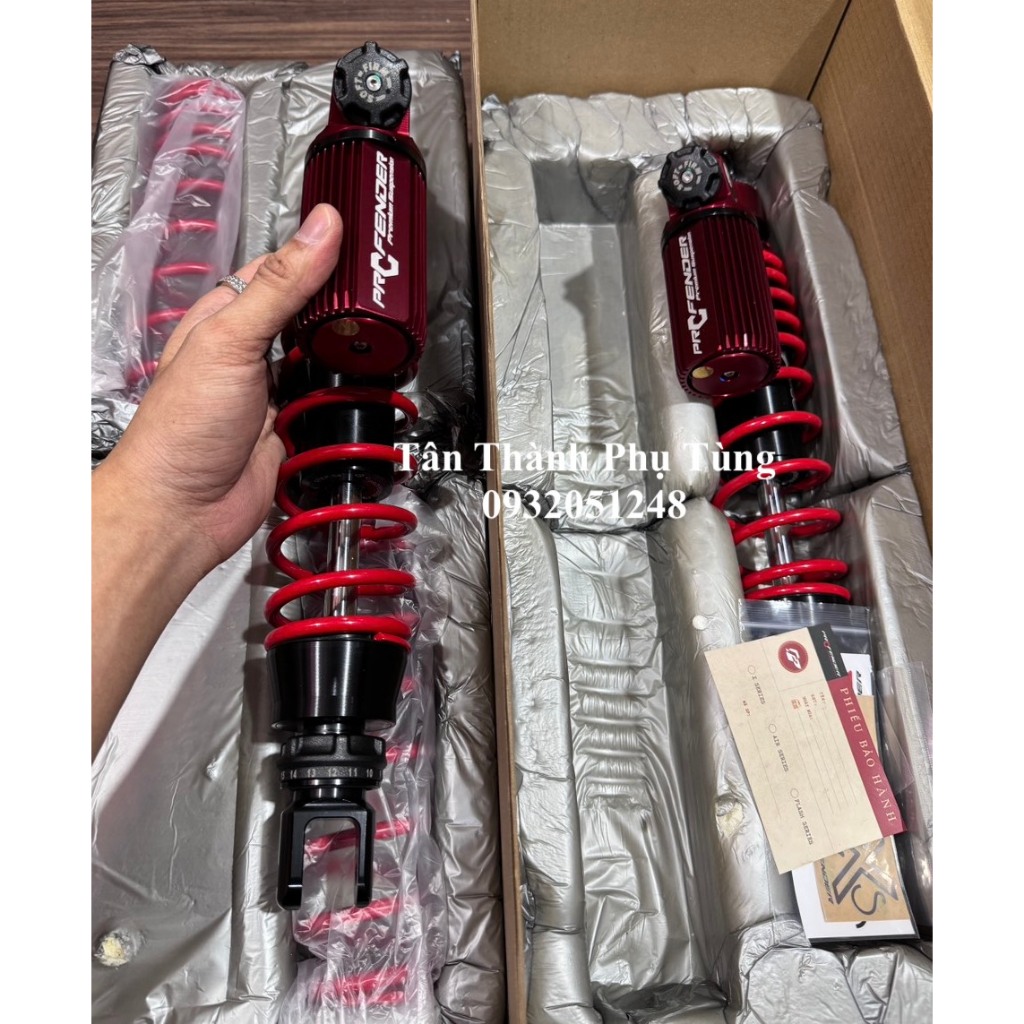 Phuộc Profender SHVN SH 150/ SH 125/SH 160 2 tăng chỉnh chính hãng, BH 3 năm