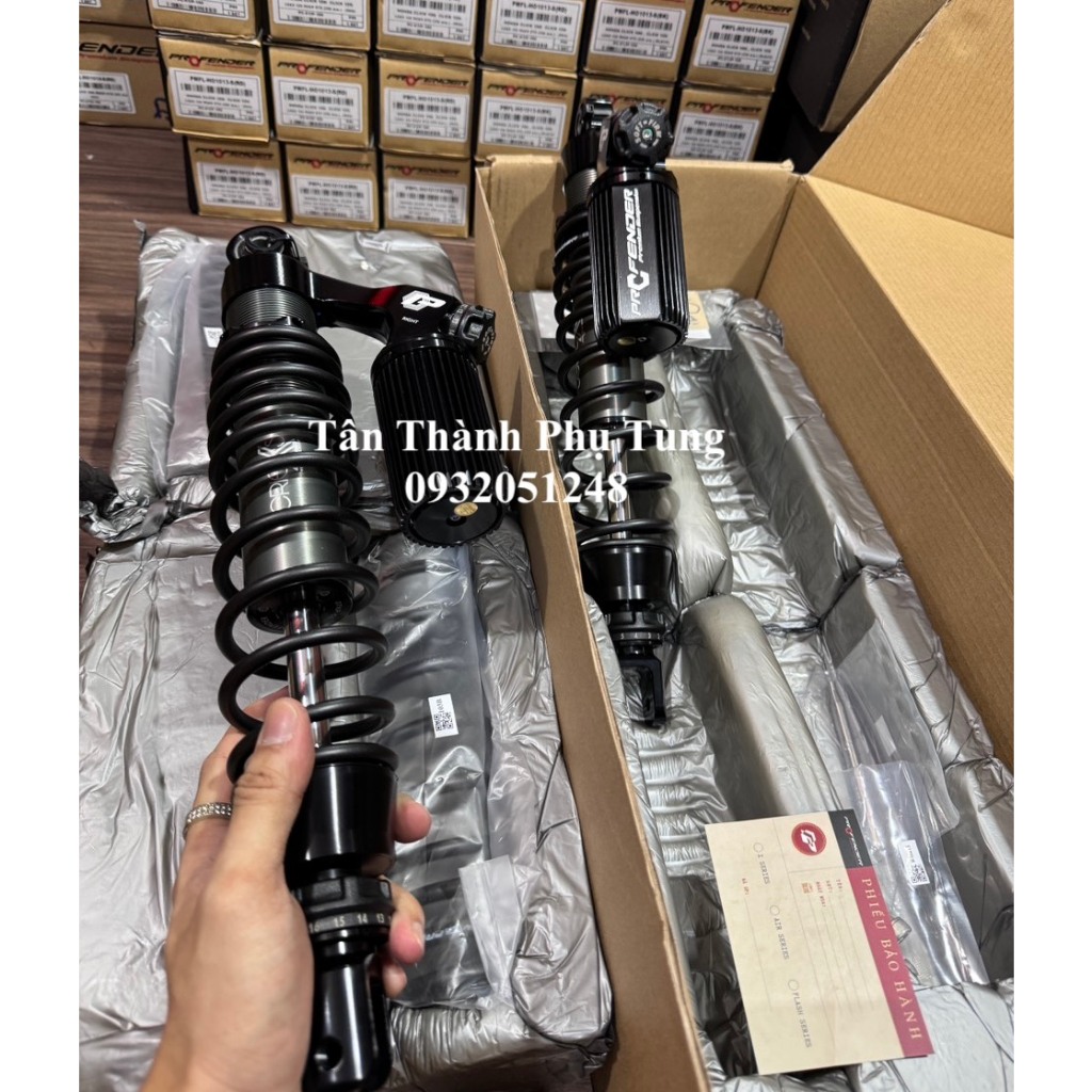 Phuộc Profender SHVN SH 150/ SH 125/SH 160 2 tăng chỉnh chính hãng, BH 3 năm