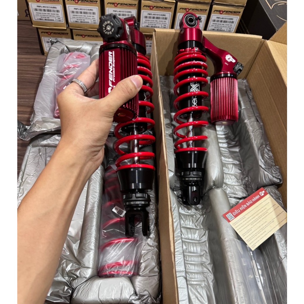 Phuộc Profender Air Blade AB 125/ AB 150/ AB160 2 tăng chỉnh chính hãng, BH 3 năm