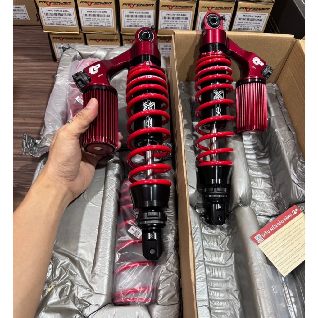 Phuộc Profender Air Blade AB 125/ AB 150/ AB160 2 tăng chỉnh chính hãng, BH 3 năm