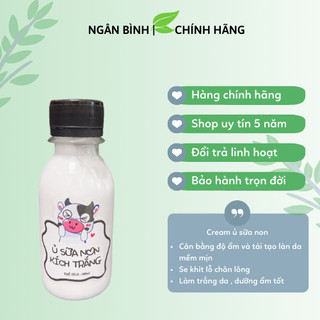 Cream Ủ sữa non làm trắng da con bò