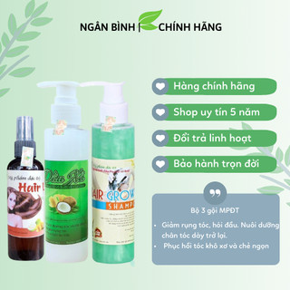 Bộ 3 Chăm Sóc Tóc Gội Xả Xịt Tinh Dầu Bưởi Ngăn Rụng Tóc Kích Mọc Tóc