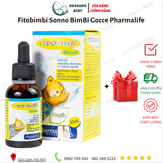 [KÈM QUÀ] Fitobimbi Sonno Bimbi - Thảo dược châu âu giúp bé ngủ ngon 30ml