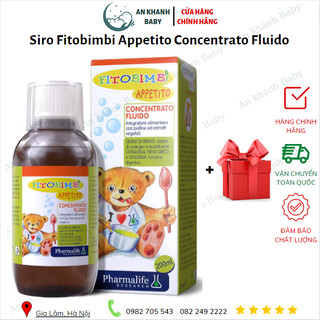 [KÈM QUÀ] Fitobimbi Appetito - Thảo dược châu âu giúp bé ăn ngon, hấp thu tốt (Chai 200ml)