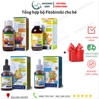 [KÈM QUÀ] Tổng hợp các loại Fitobimbi cho bé immuno, omega, sonno, ferro c cho bé 30ml và 200ml