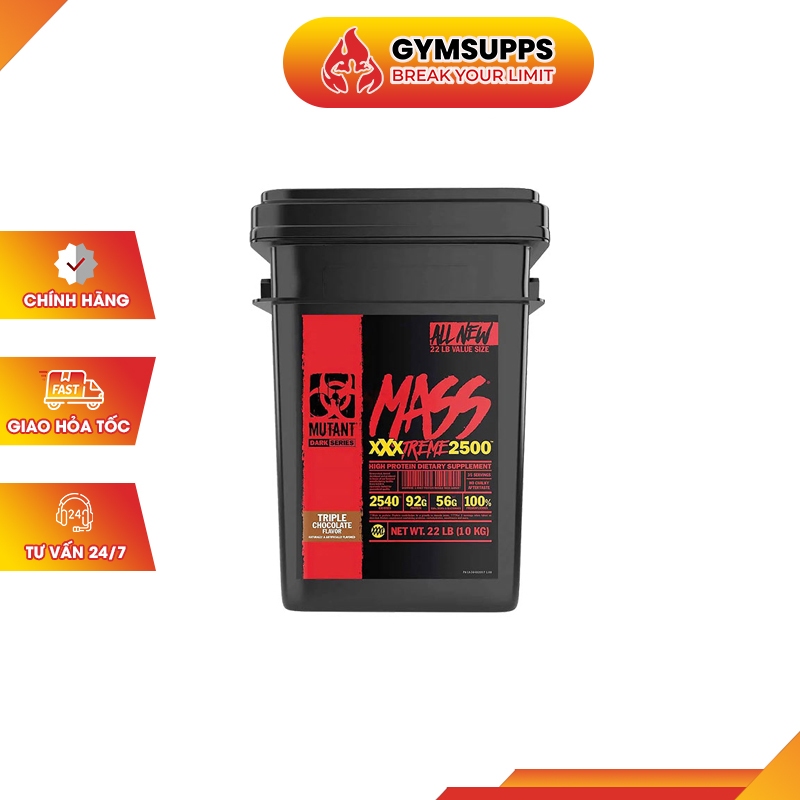 Sữa Tăng Cân Nhanh Mutant Mass Xtreme 2500 - 1Kg Authentic 100%