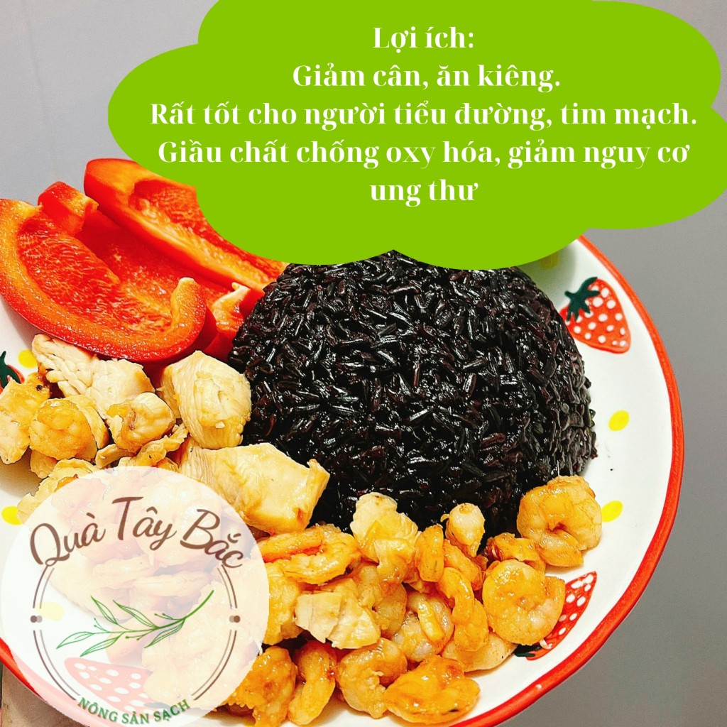 Gạo lứt đen dẻo Điện Biên (ship rẻ) loại đặc biệt Thơm Ngon | BigBuy360 - bigbuy360.vn