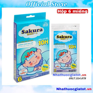 Miếng dán hạ sốt sakura cho bé nguồn gốc thảo dược