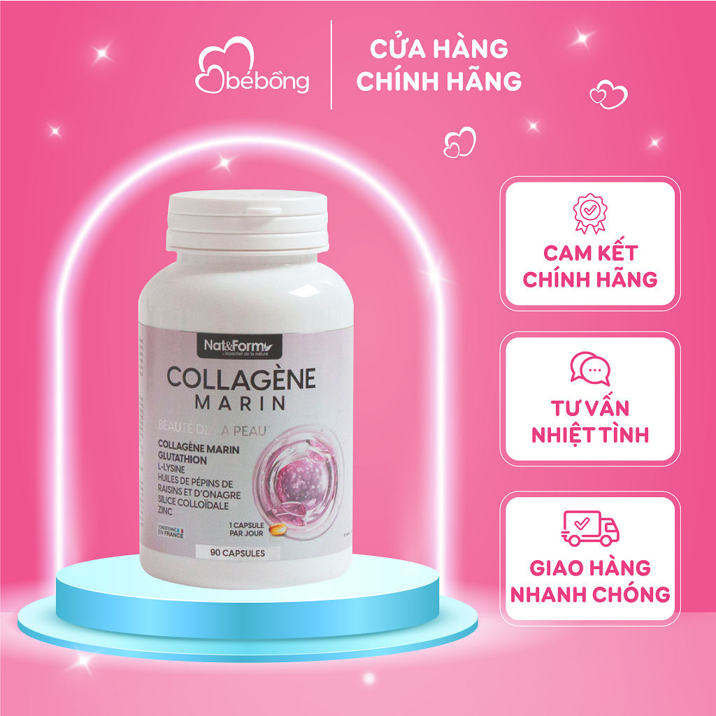 Collagen Glutatione Nat Form 90 viên