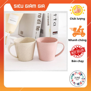 Ly uống nước bằng nhựa lúa mạch có quai cầm ( miệng vuông)
