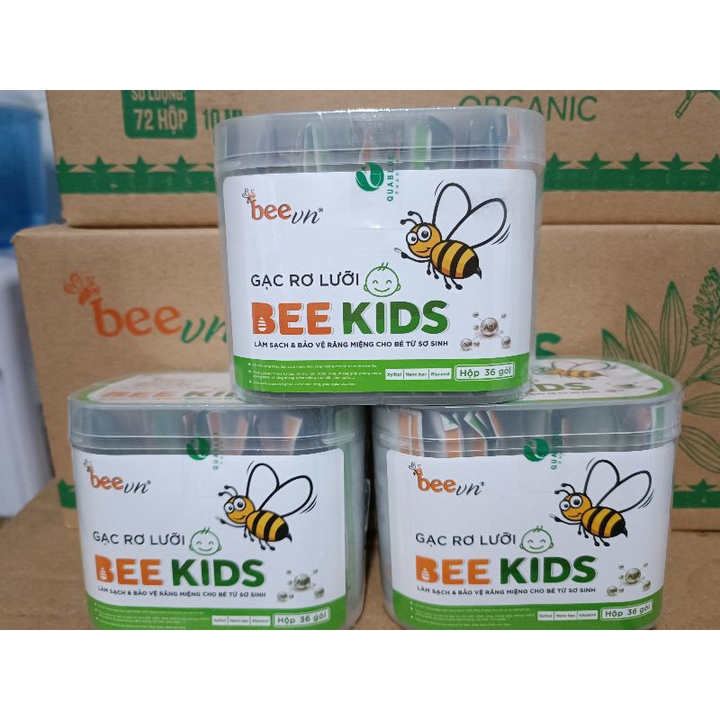 GẠC RƠ LƯỠI BEE KIDS (36 chiếc/hộp) NSX 2/8/2024