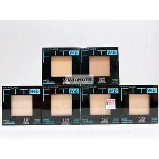   Hàng xách tay_USA  Phấn phủ mịn lì kiềm dầu Maybelline New York FIT ME Matte + Poreless 8.5g 