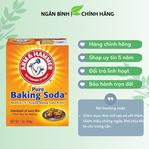 Bột Baking Soda Mỹ 454g