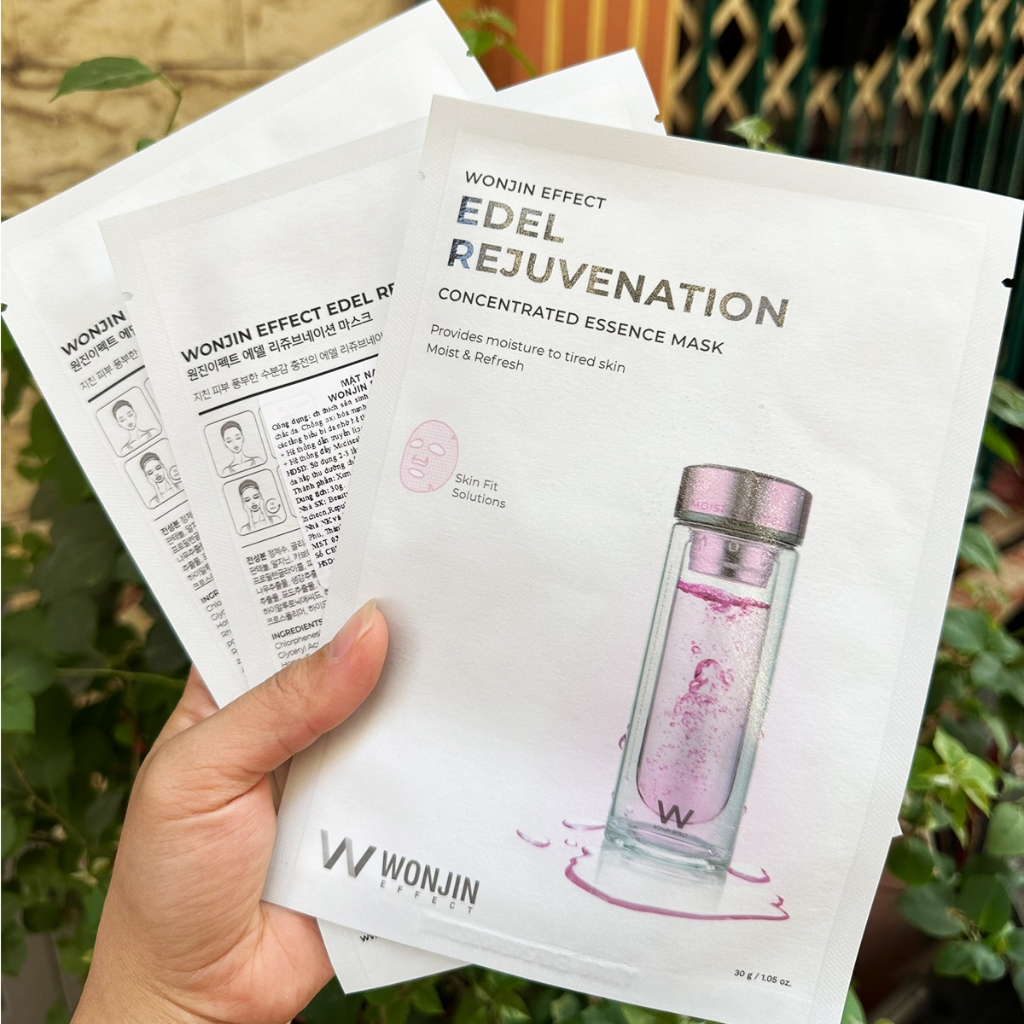 Mặt Nạ Wonjin Hàn Quốc Effect Edel Rejuvenation  Concentrated Essence Mask 30ml Trẻ Hóa Nâng Cơ Tái Tạo Da