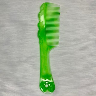 Lược chải tóc nhựa răng khít màu ngọc bích gọn nhẹ tiện lợi