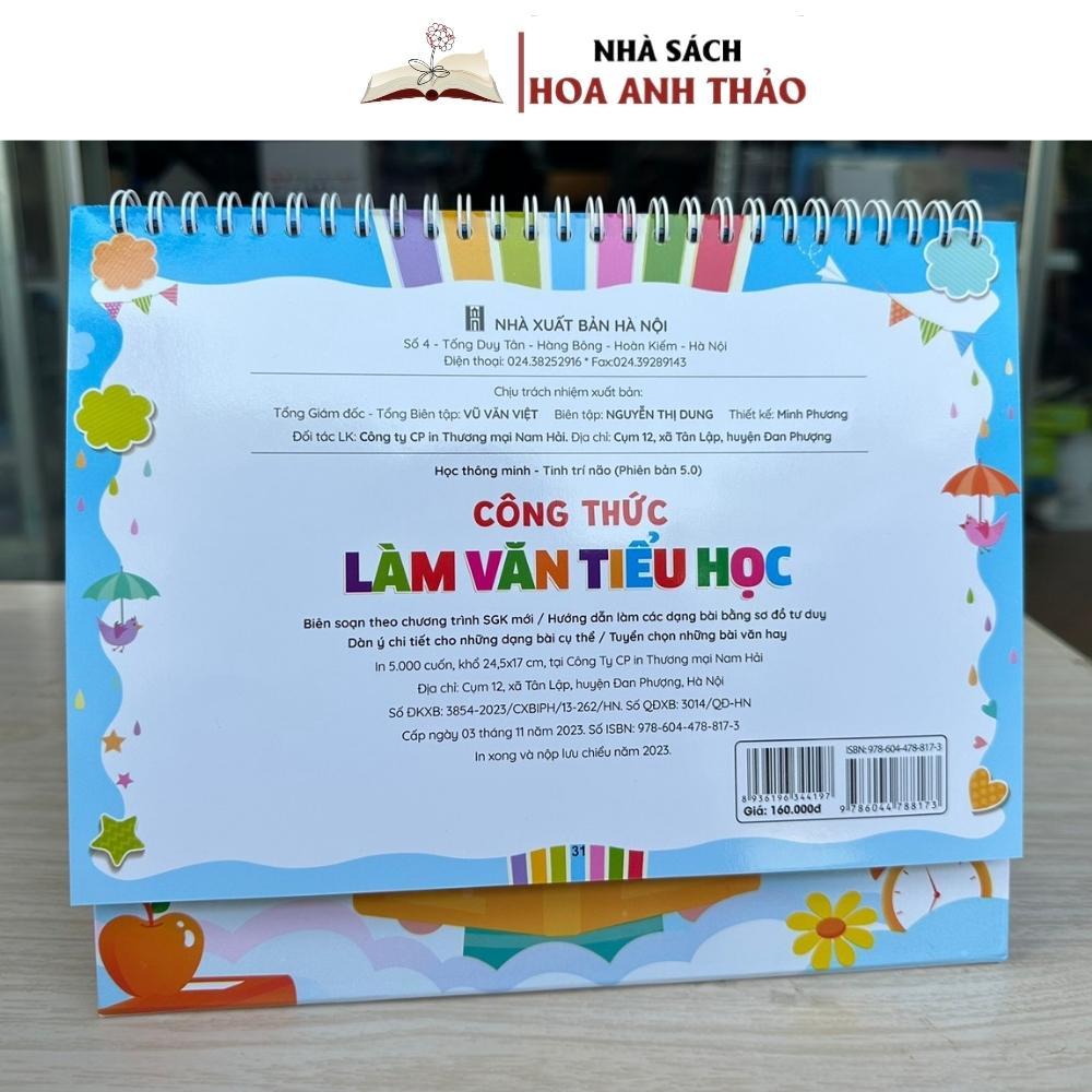 Sách - Bộ Lịch Công Thức Toán Làm Văn Tiếng Anh Dành Cho Học Sinh Tiểu Học