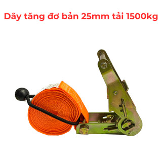 Dây chằng hàng tăng đơ bản 25mm tải 1,5 tấn