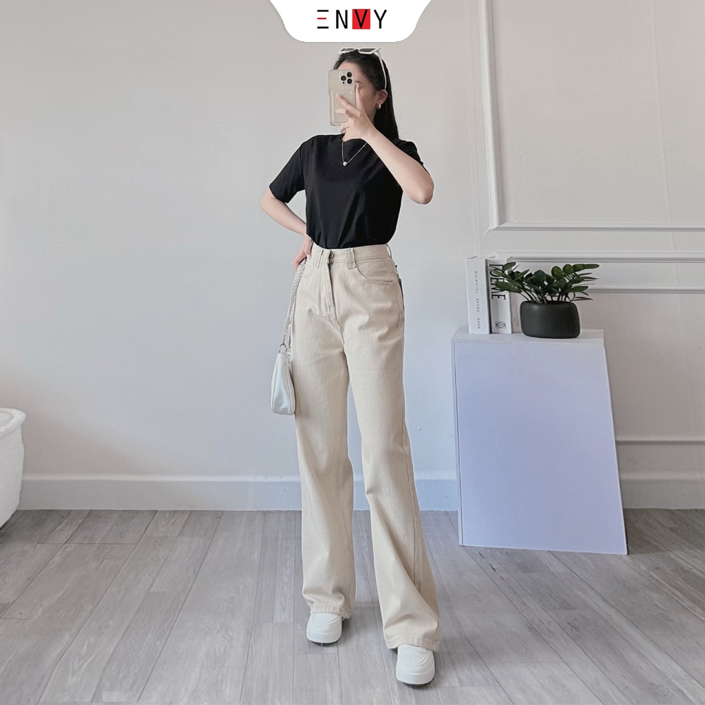 Quần Kaki Ống Suông (Dài 100cm) ENVY J85 Tôn Dáng