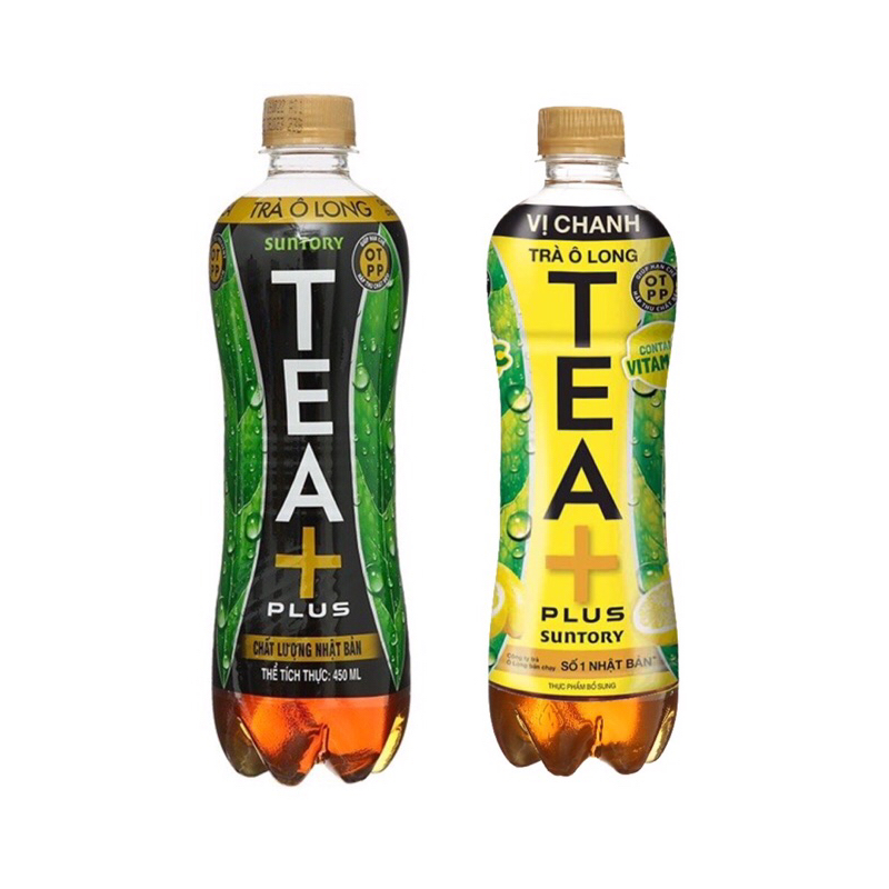 [Lốc 6 chai] Trà Olong Tea Plus 450ml