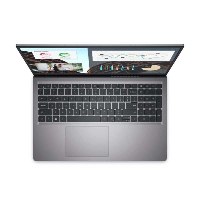 Laptop DELL VOSTRO15 3530  Xám core i5-1355U RAM 8GB | 512GB SSD3Cell 41WHr Win 11 SL + Office Home_ST | 1Yr
